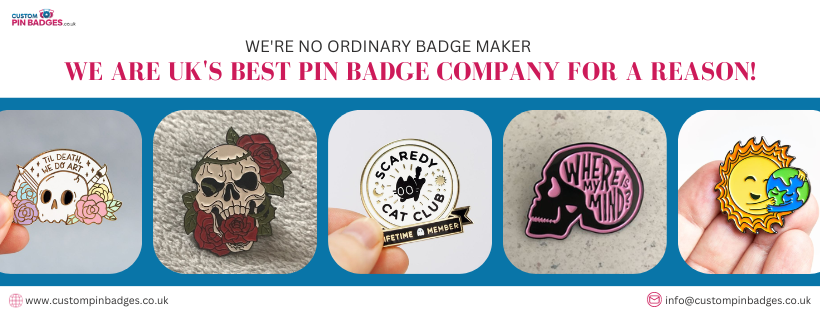 Affordable Custom Pin Badges in UK